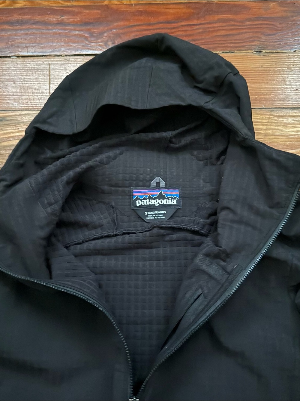 Patagonia R1 TechFace Hoody Jacket Men’s Small Black - Picture 5 of 7